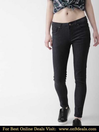 Flipkart Assured Women's Black Jeans From Rs.329