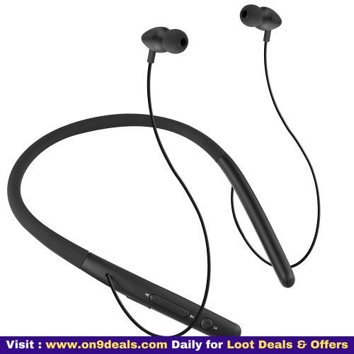 Flix ( Beetel ) Blaze 200 Wireless Bluetooth Neckband Earphones With Mic And Vibration Alert