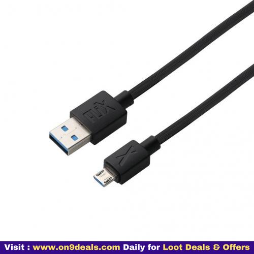 Flix (beetel) Usb To Micro Usb Pvc Data Sync & 2a Fast Charging Cable