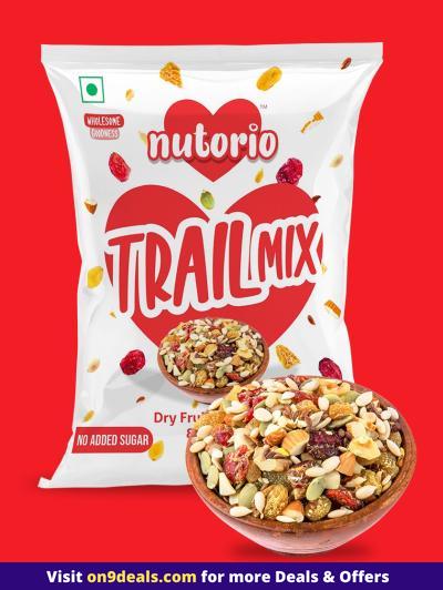 Get Free Nutorio Dry Fruits Mix Worth Rs.300 Just Pay Shipping Charges