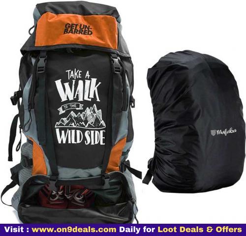 Get Un-Barred Adventure Water Resistance Trekking Hiking Travel Bag Rucksack - 55 L