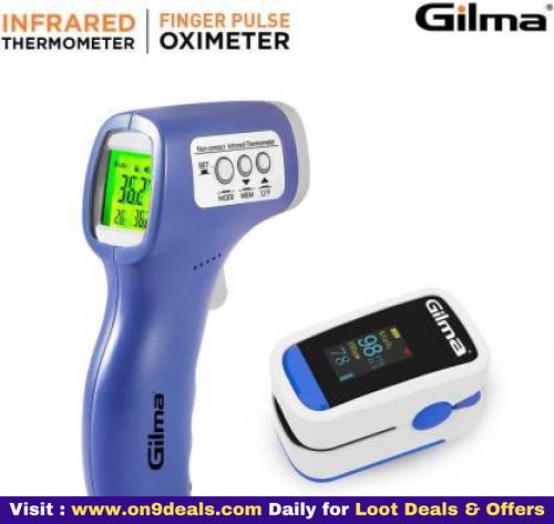 Gilma Infrared Thermometer and Pulse Oxymeter Thermometer