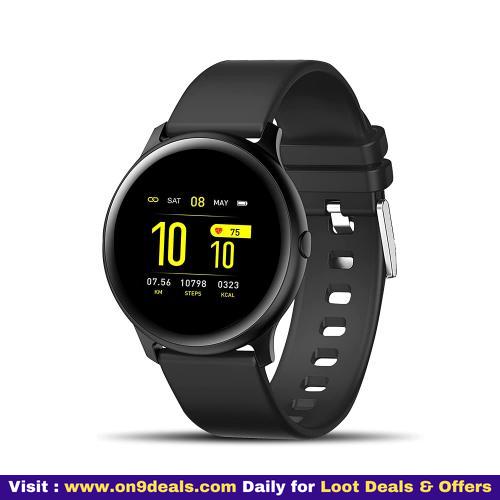 Gionee Stylfit Gsw7 Smartwatch With Spo2 Monitoring, Heart Rate Sensor, Full Touch Control, Remote Camera & Ip67 Water Resistant