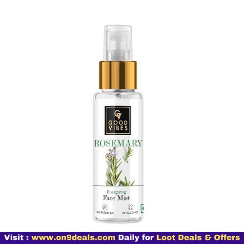 Good Vibes Rosemary Energizing Face Mist (50 Ml)
