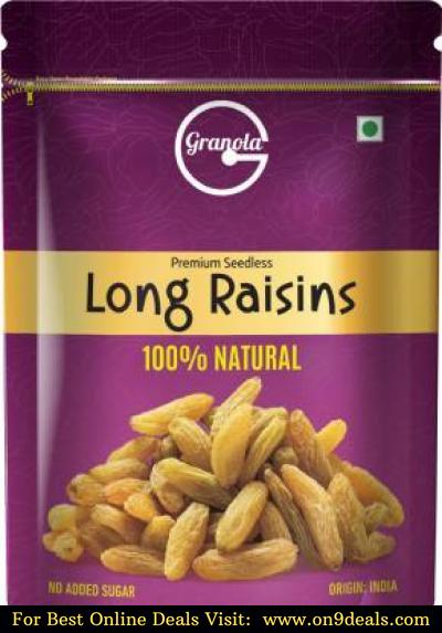 Granola 100% Natural Long Raisins 500 gms