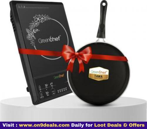 Greenchef Maxo Special Combo Induction Cooktop 2000w + 250ib Rio Tawa Induction Cooktop