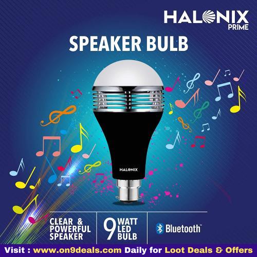 Halonix B22 9-Watt LED Bluetooth Speaker Bulb