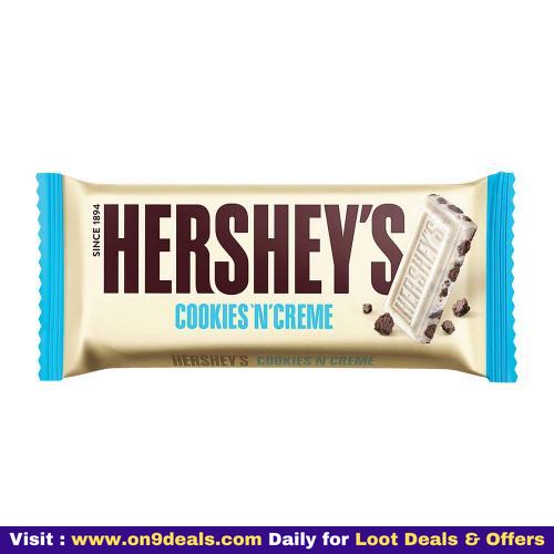 HERSHEY'S Bar Cookies n Creme, 40gm (Pack of 10)