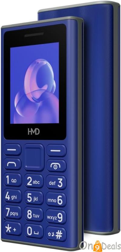 HMD 105 Keypad Phone With Built-in UPI App, Phone Talker, Long-Lasting Battery, Wireless FM Radio