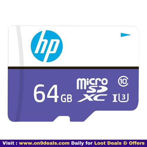 HP Micro SD Card 64GB with Adapter U3
