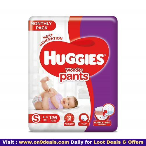 Huggies Wonder Pants Mega Jumbo Pack Small Size Diapers, 126 Count
