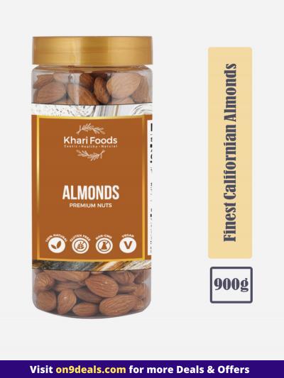 KHARI FOODS Finest Almonds 900 gms