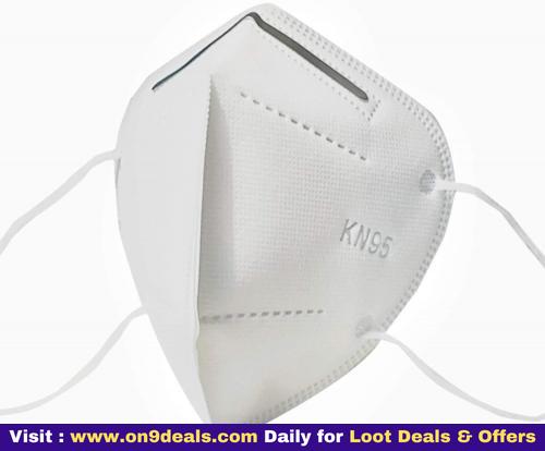 KN95 Anti-Pollution 5 Ply Mask Pack of 10 @ Rs.259