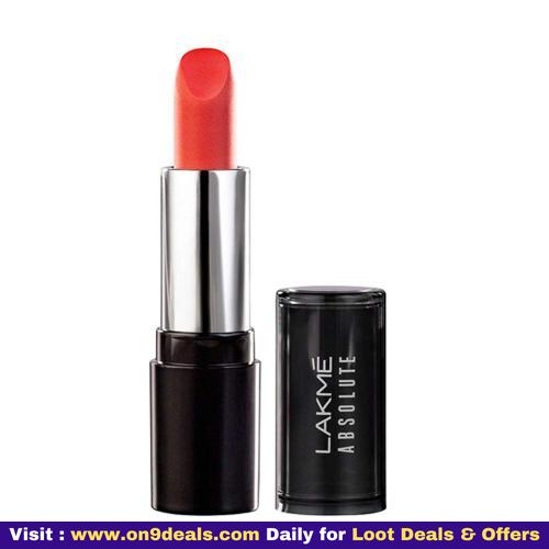 Lakme Absolute Matte Revolution Lip Color, 401 Obsessive Orange, 3.5 g