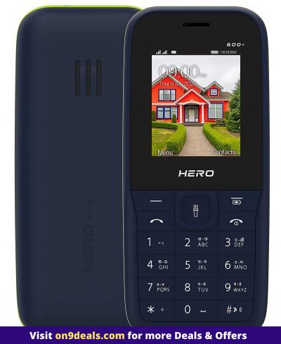 Lava Hero 600+ Blue Green with Auto Call Recording and FM Recording