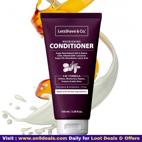 LetsShave Nourishing Conditioner for dull, damaged, dehydrated, thin hair, 150 ml