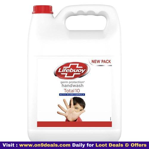 Lifebuoy Total 10 Germ Protection Liquid Handwash, Fights Bacteria & Viruses 5 Litres