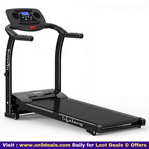 Lifelong Fit Pro 2 HP Motorized Treadmill for Home with 12 preset Workouts and Heart Rate Sensor