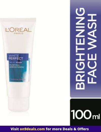 L'Oréal Paris White Perfect Milky Foam Facewash for All Skin Types