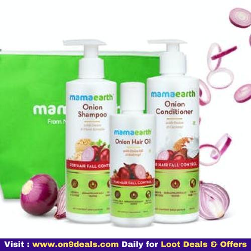 Mamaearth Hair Fall Control Kit With Free Handbag