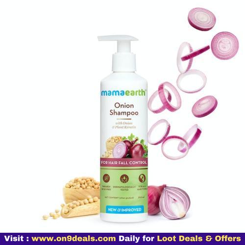 Mamaearth Loot Onion Shampoo For Free Just Shipping Charges After Delivery Get 99 Cashback