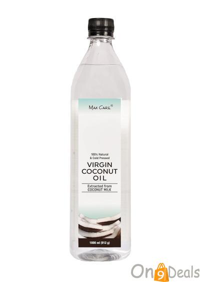 Max Care Cold Pressed Virgin Coconut Oil 500Ml At Rs 356 | 1 Litre At Rs 665
