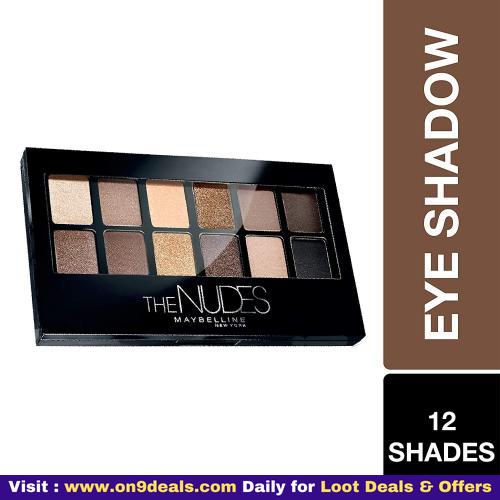 Maybelline New York The Nudes Palette Eyeshadow, 9g