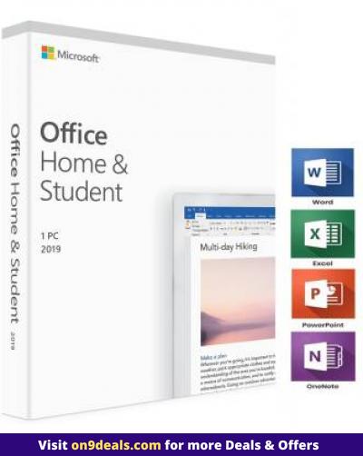 MICROSOFT Office Home and Student 2019 One-Time Purchase - Lifetime Validity 1 PC or Mac