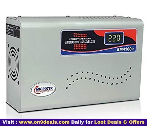 Microtek EM4160+ Automatic Voltage Stabilizer for AC up to 1.5 ton