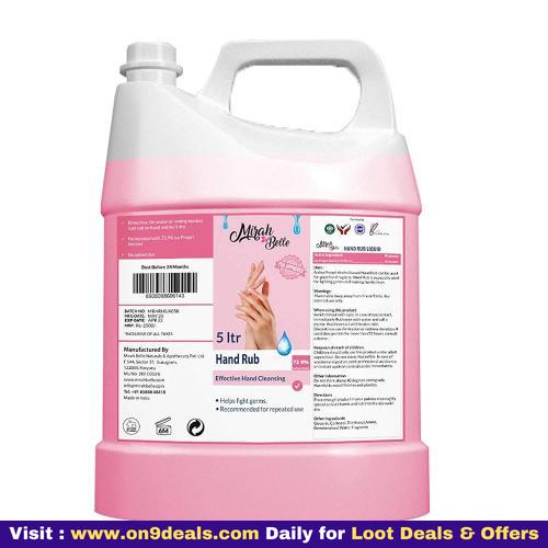 Mirah Belle - Hand Rub Sanitizer Gel - 5 Litres
