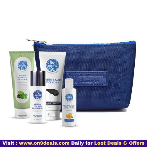 The Moms Co Oily Skincare Kit I Balanced Care to Oily Skin I Remove Impurities I Tighten Pores