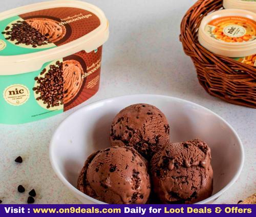 Nic Natural Ice Creams Coupon Get Flat 60% Discount Max Rs.150