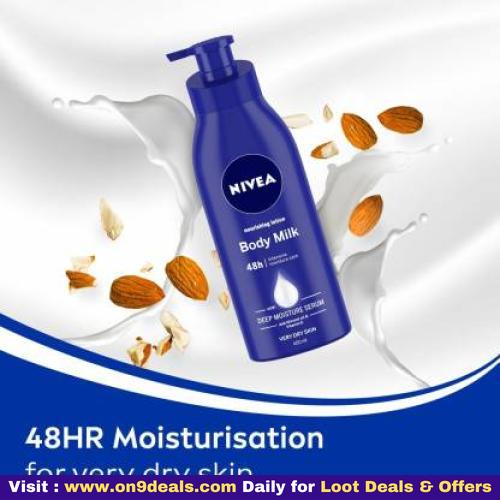 Nivea Body Lotion For Very Dry Skin, Nourishing Body Milk With 2x Almond Oil 600 Ml