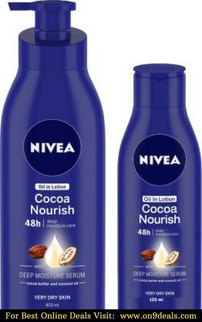 NIVEA Cocoa Nourish Oil in Lotion 520 ml