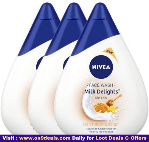 NIVEA Milk Delights Mositurizing Honey For Dry Skin, 300ml (Pack of 3)