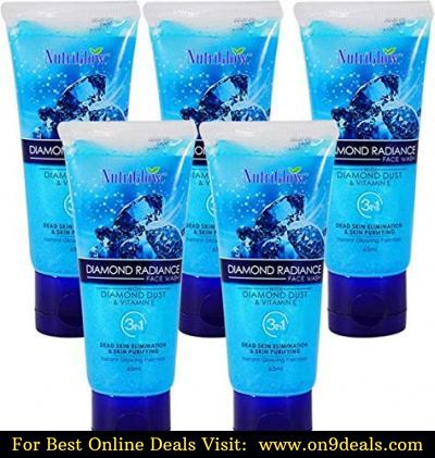 NutriGlow Combo Pack Of 5 - Diamond Radiance Face Wash (65 Ml)