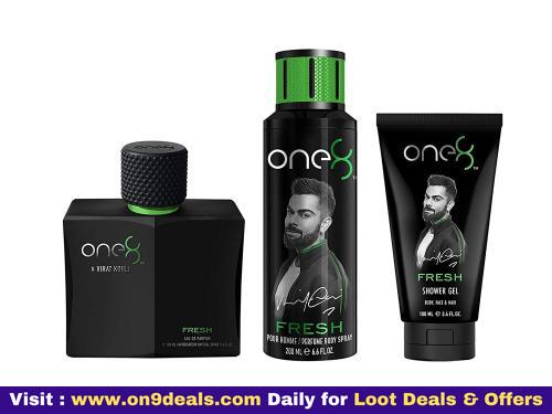One 8 by Virat Kohli FRESH 3 Pc Fragrance Gift Set For Men