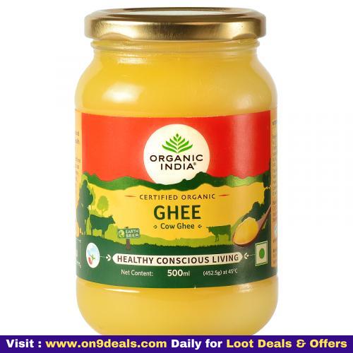 Organic India Cow Ghee 500 Ml Bottle