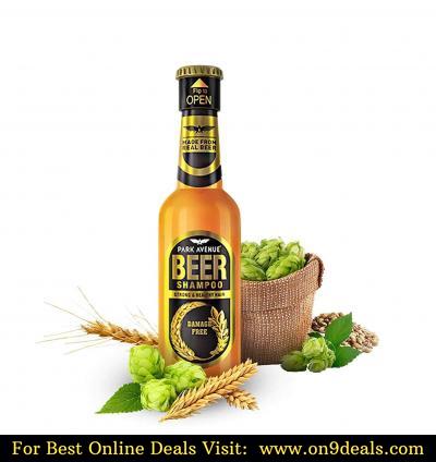 Park Avenue Damage Free Hair Beer Shampoo, 350ml
