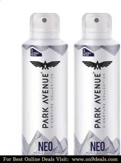 PARK AVENUE Signature Deo Neo Deodorant Spray - For Men & Women Pack of 2