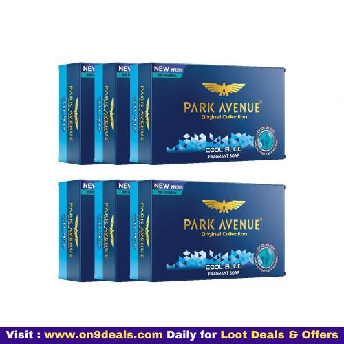 Park Avenue Soap Cool Blue, 125g (Pack of 6)