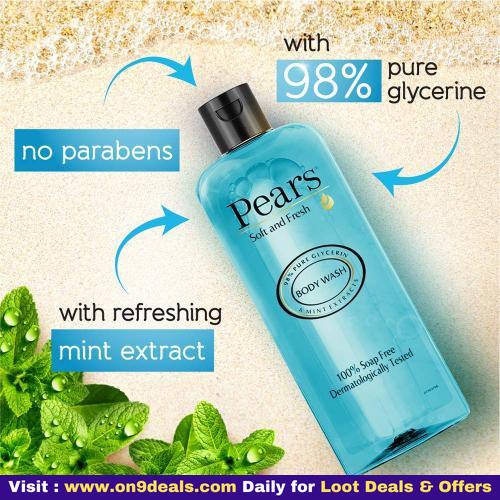 Pears Soft & Fresh Shower Gel, 98% Pure Glycerine, 100% Soap Free And No Parabens 250 ml