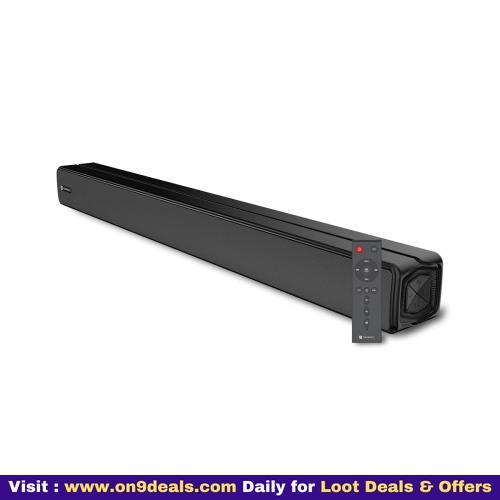 Portronics Pure Sound 1 60w Wireless Soundbar With Extra Bass & Bluetooth 5.0 I 3.5mm Aux-in I Pen Drive