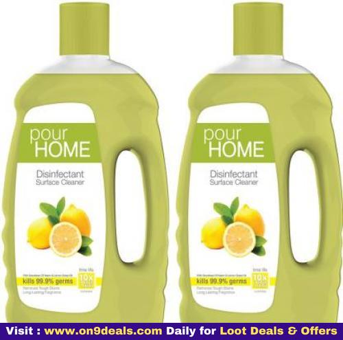 POUR HOME Disinfectant Surface Cleaner 1 Litre Pack of 2