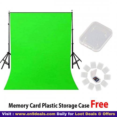 Priyam 8 x 12 FT Green LEKERA Backdrop Photo Light Studio Photography Background