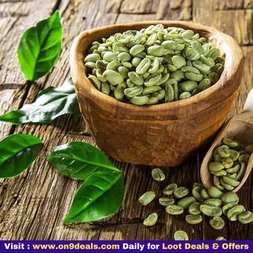 Pure organic Arabica Green Coffee Beans 200gm for Weight Management