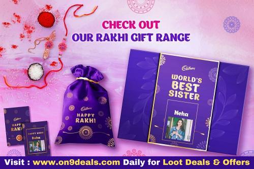 Rakhi Special Cadbury Chocolates Flat 15% Discount + Free Delivery