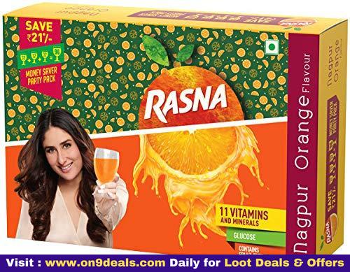 Rasna Fruit Fun MSP (32Gl+32GL+ 32GL) Monocarton, Nagpur Orange Pack of 2