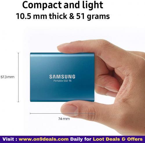 Samsung T5 500 GB External Solid State Drive