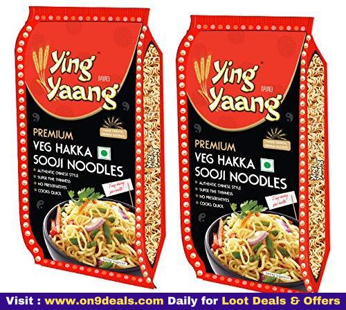 Savorit Ying Yang Premium Hakka Noodles 400 Gm (Buy 1 Get 1 Free)